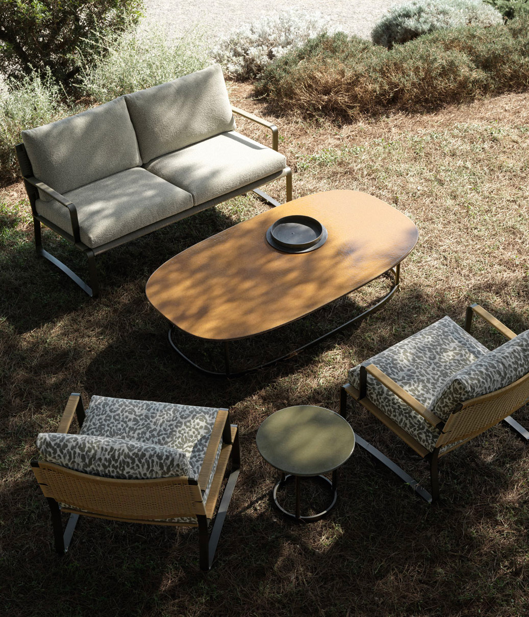 Molteni&C Уличный диван Phoenix 150 от Molteni & C — в интерьере