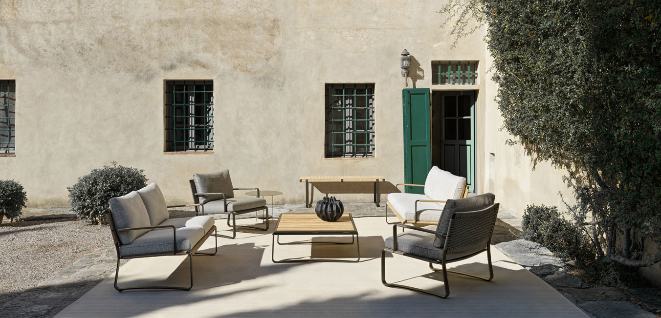 Molteni&C Уличный диван Luna OL 8031 Phoenix 180 от Molteni & C — в интерьере