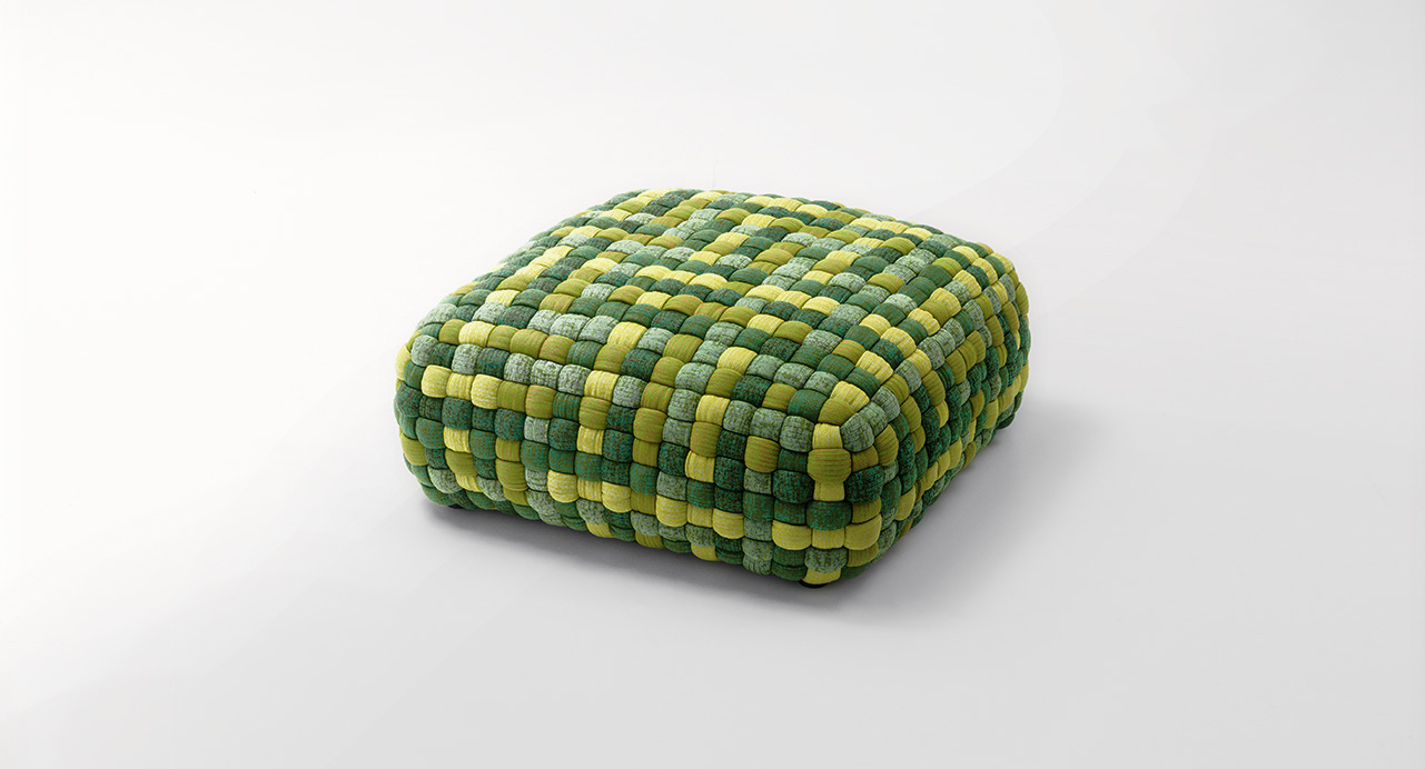 Paola Lenti Уличный пуф Tobit 110 от Paola Lenti — в интерьере