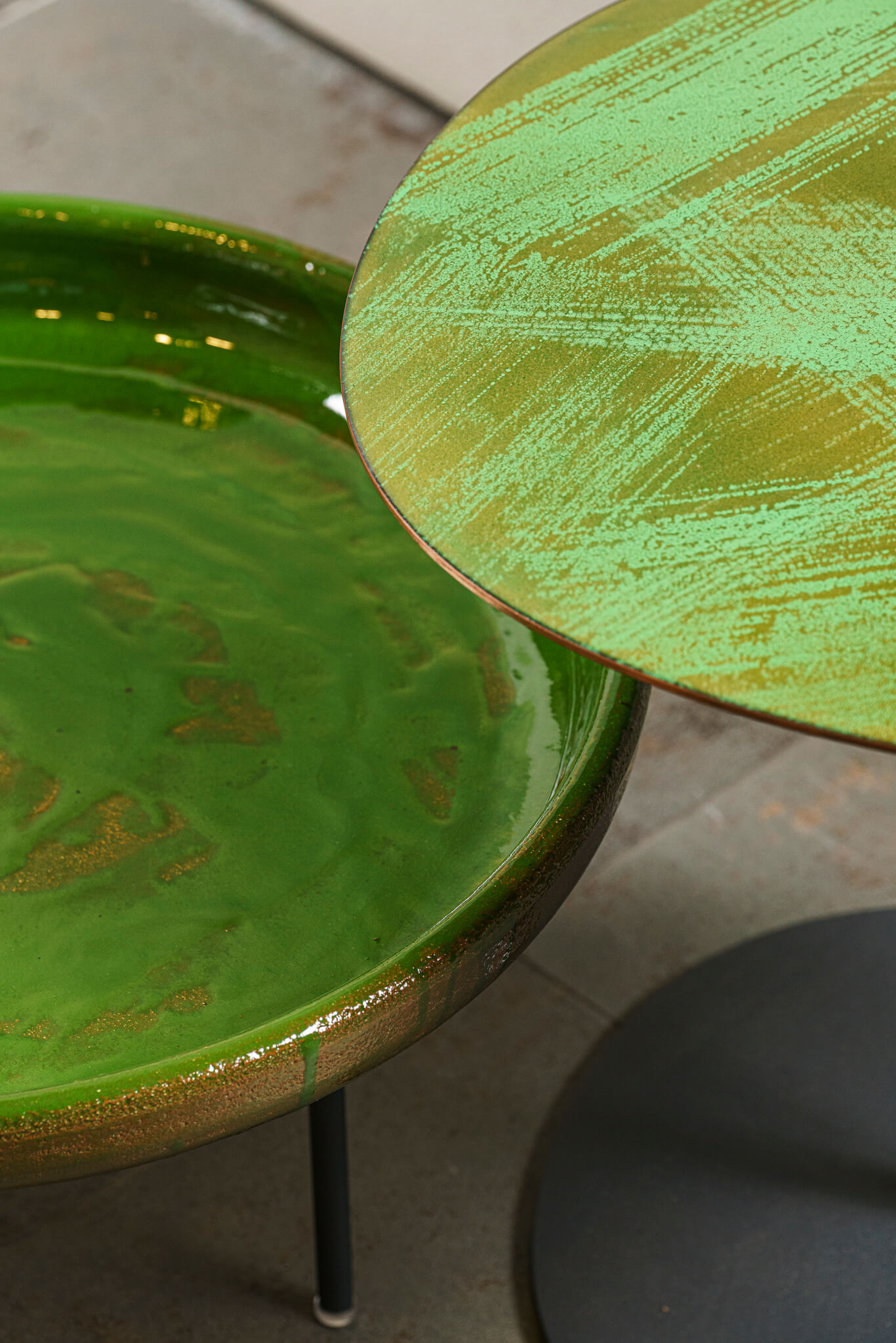 Paola Lenti Уличный журнальный столик Strap Green от Paola Lenti — в интерьере