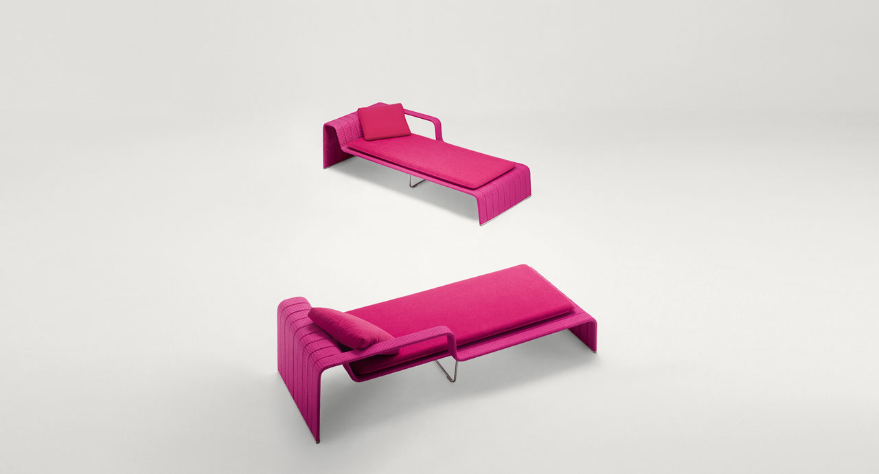 Paola Lenti Шезлонг Frame right от Paola Lenti — в интерьере