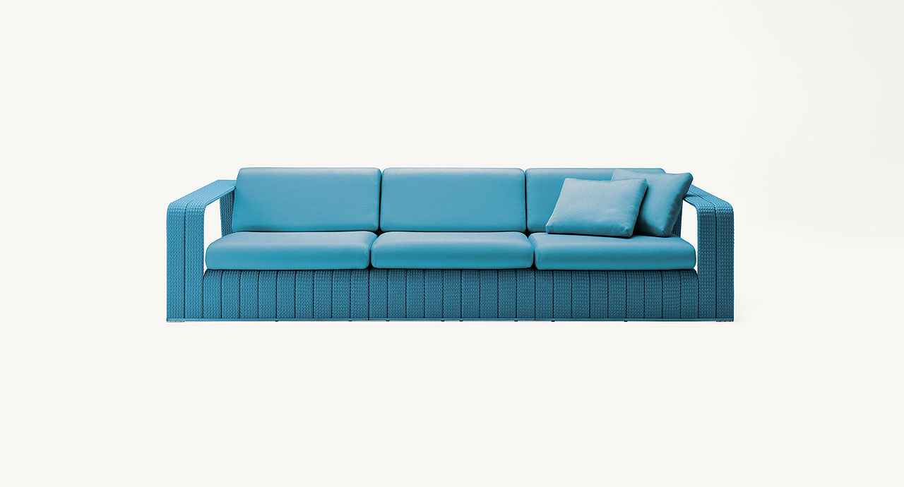 Paola Lenti Уличный диван Frame 206 от Paola Lenti
