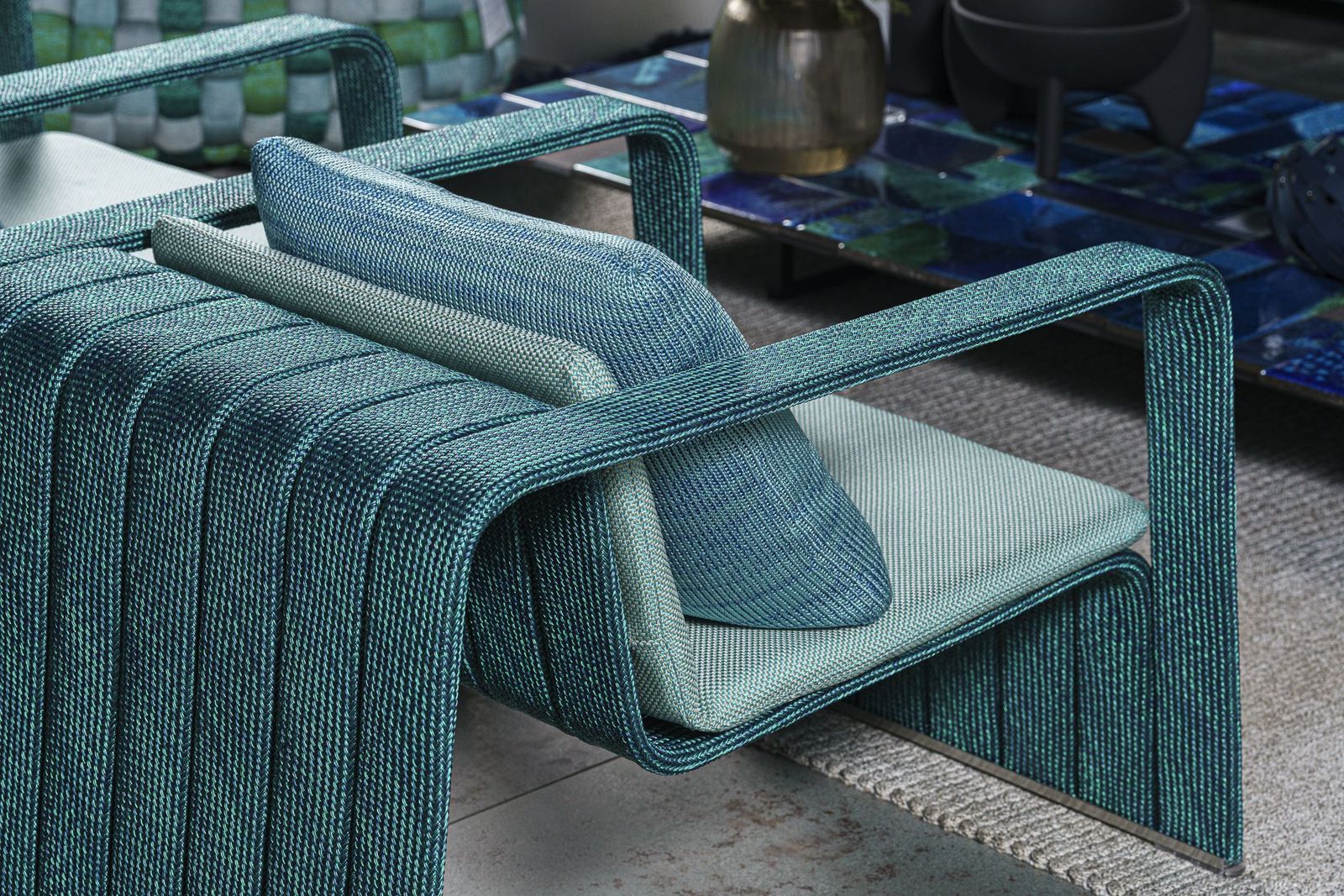 Paola Lenti Уличное кресло Frame от Paola Lenti — в интерьере