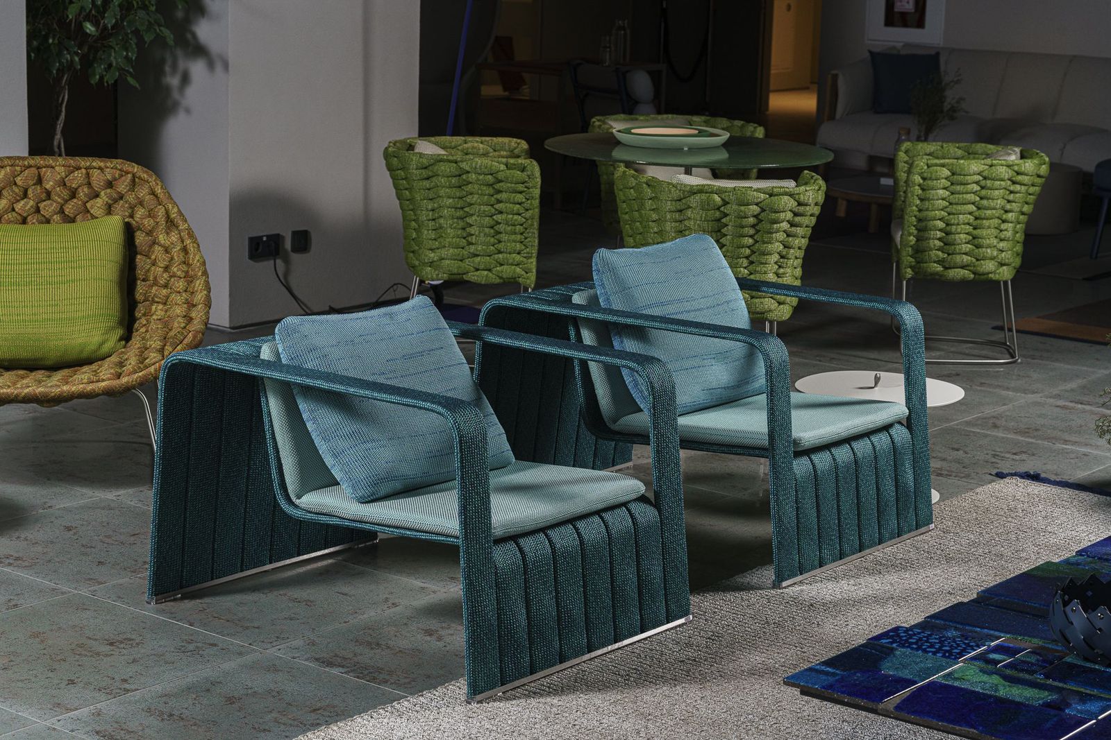 Paola Lenti Уличное кресло Frame от Paola Lenti — в интерьере