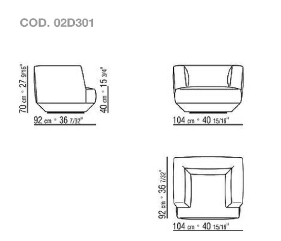 Flexform Кресло Loungescape от Flexform