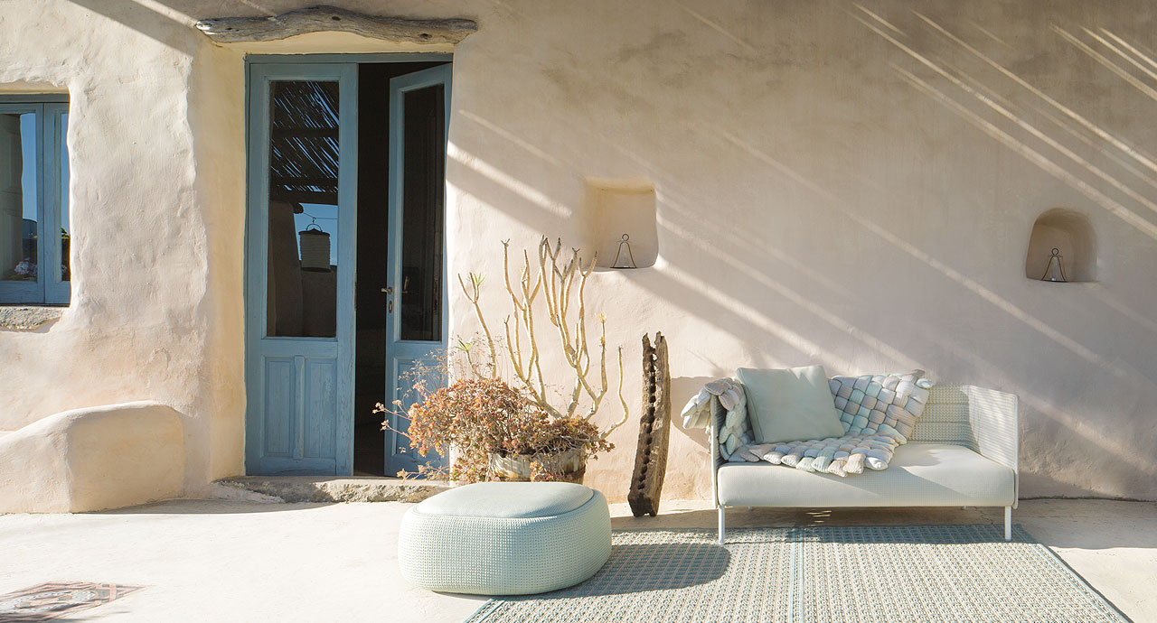 Paola Lenti Плед для улицы Plump от Paola Lenti — в интерьере