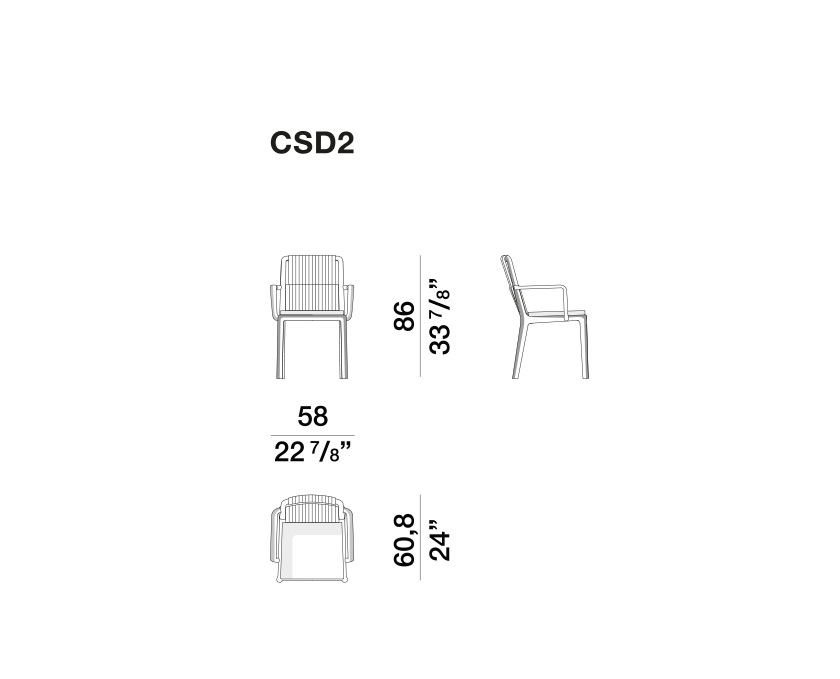Molteni&C Уличный стул Cobea от Molteni & C