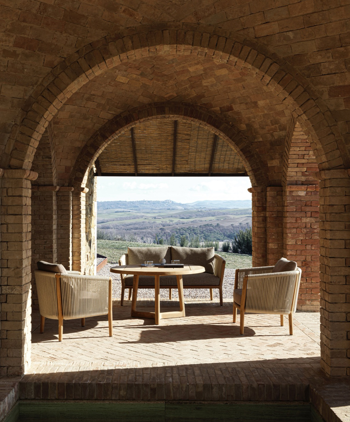 Molteni&C Уличный диван Boboli от Molteni & C — в интерьере