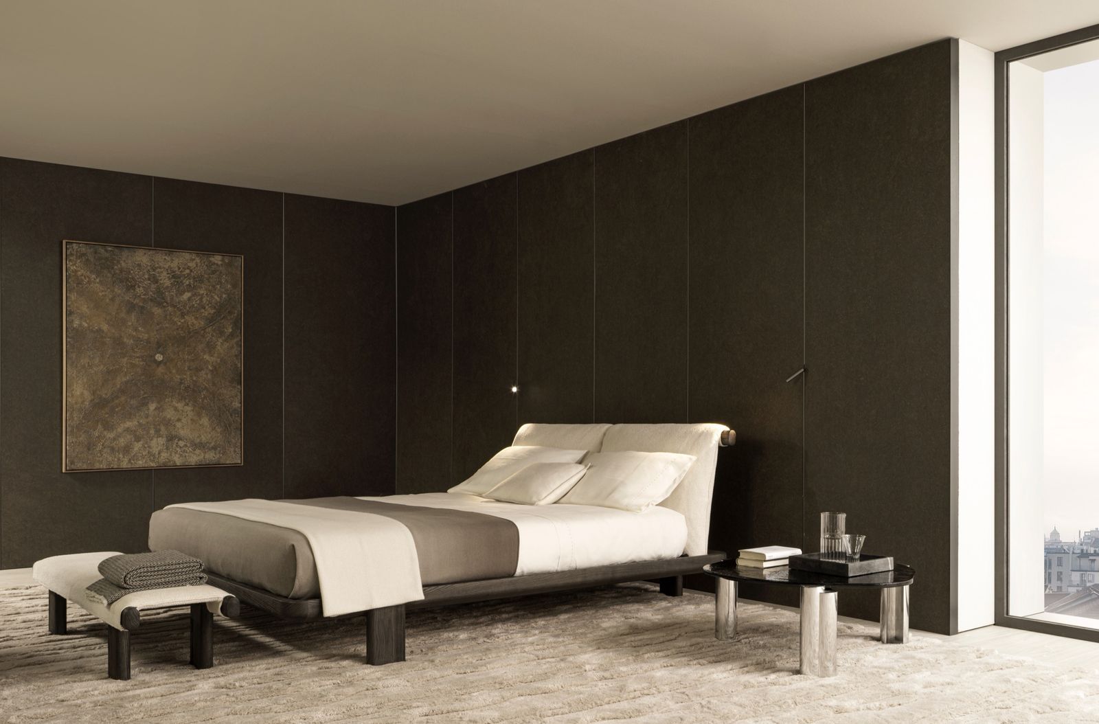 Molteni&C Кровать Tibeau от Molteni & C — в интерьере