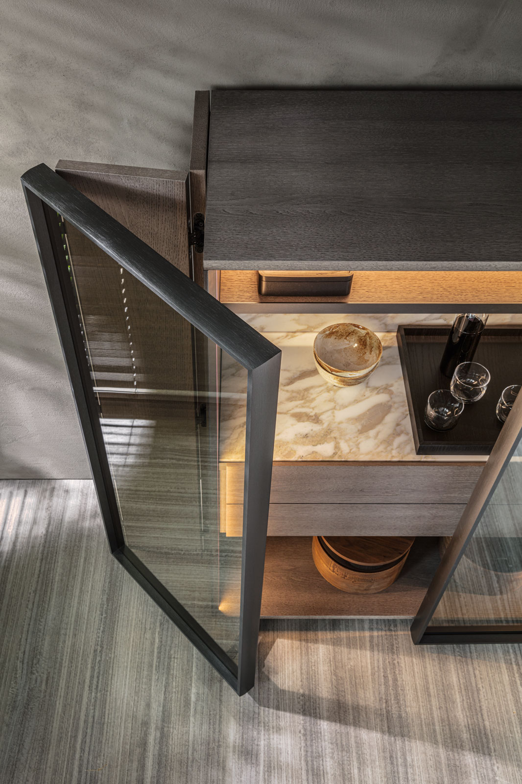Molteni&C Витрина Horizons от Molteni & C — в интерьере