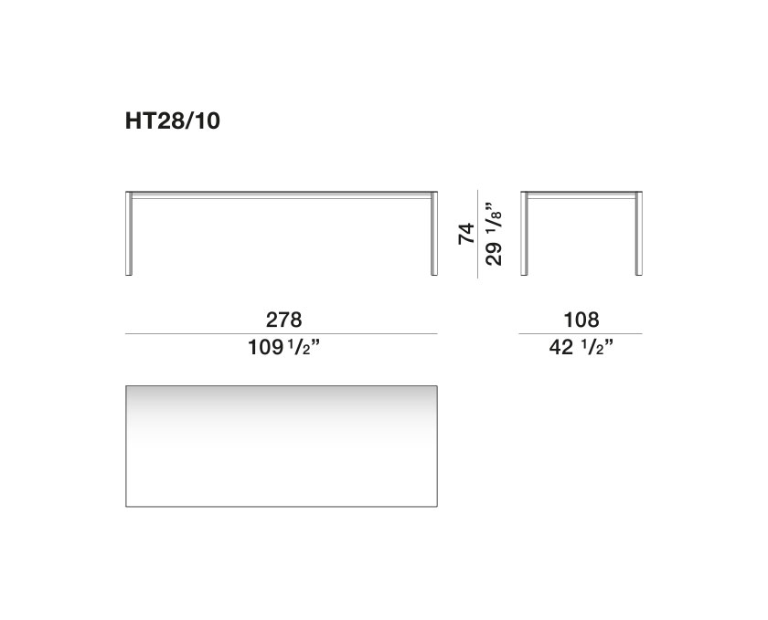 Molteni&C Стол Half a Square от Molteni & C