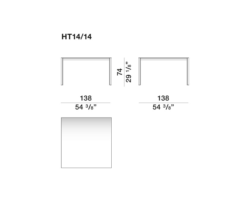 Molteni&C Стол Half a Square от Molteni & C