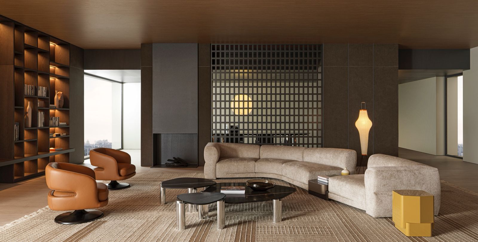 Molteni&C Журнальный столик Maylis от Molteni & C — в интерьере
