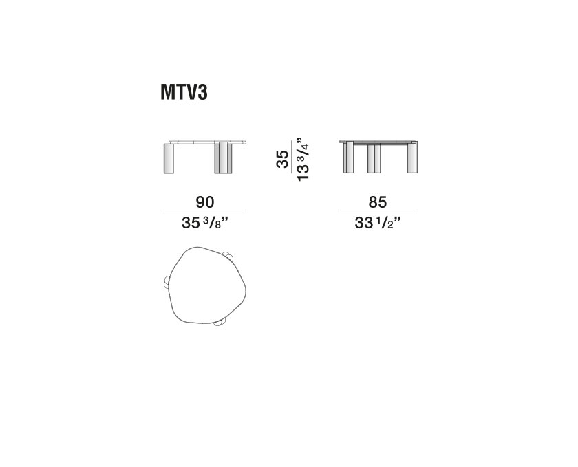Molteni&C Журнальный столик Maylis от Molteni & C