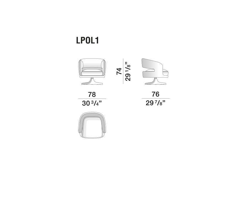 Molteni&C Кресло Linea от Molteni & C