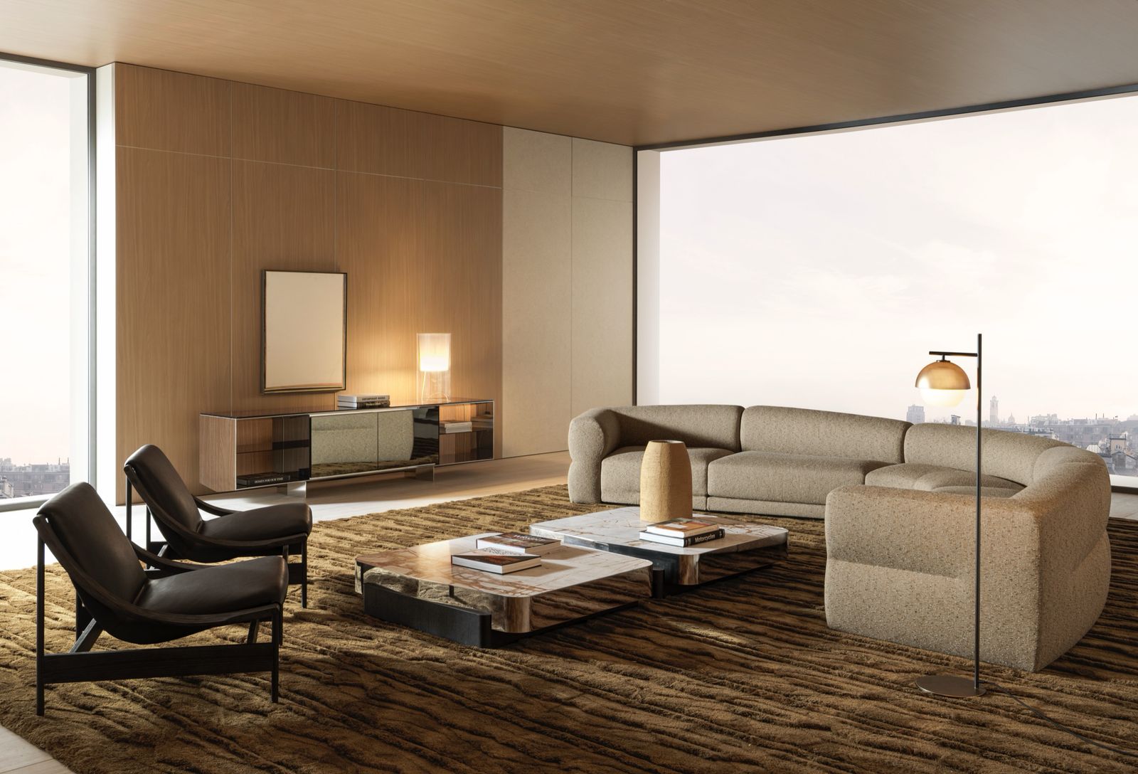 Molteni&C Диван Emile от Molteni & C — в интерьере