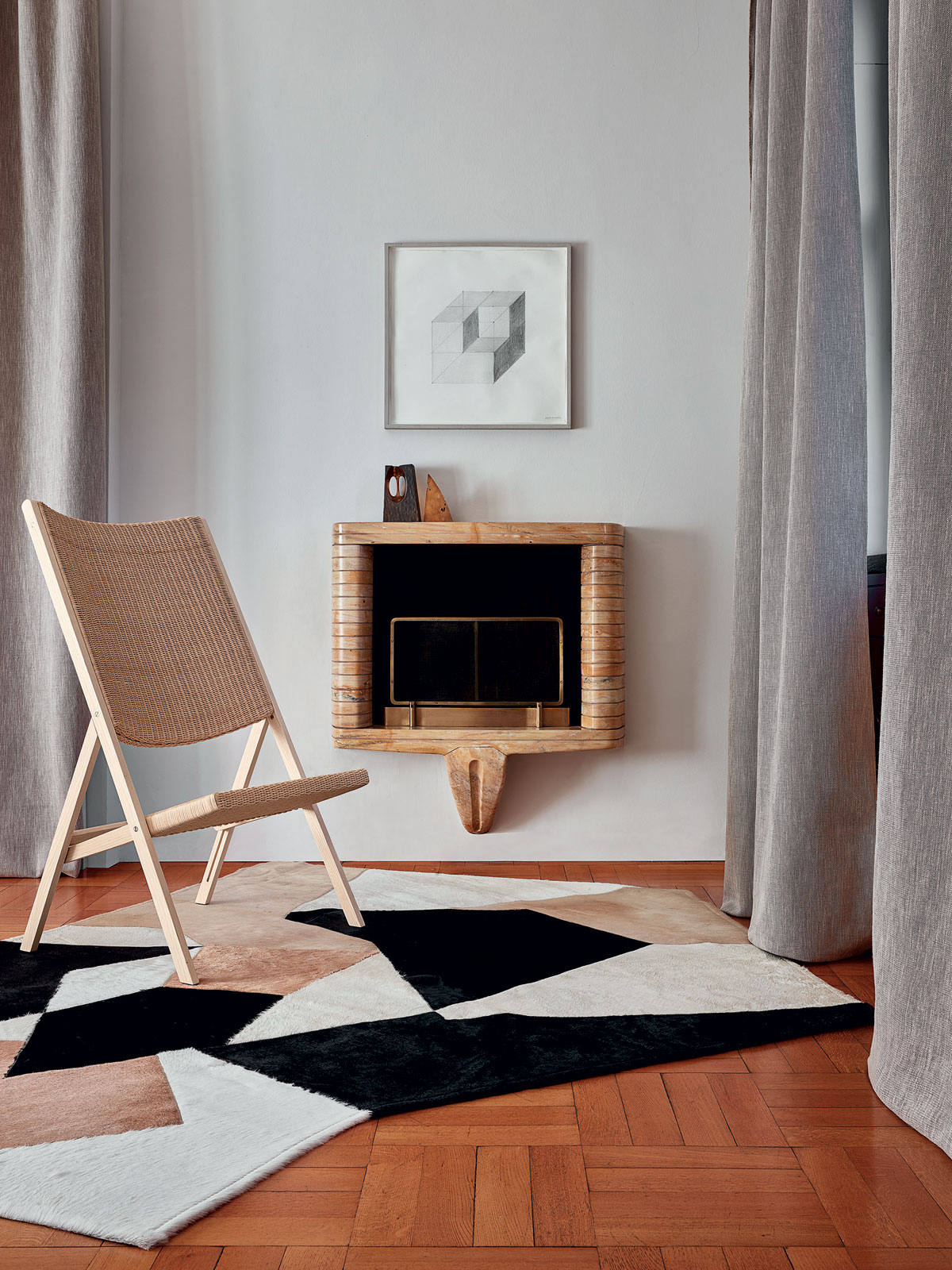 Molteni&C Ковер D.754.1 от Molteni & C — в интерьере