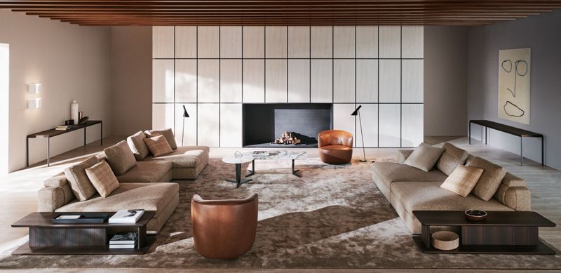 Molteni&C Ковер Palette от Molteni & C — в интерьере