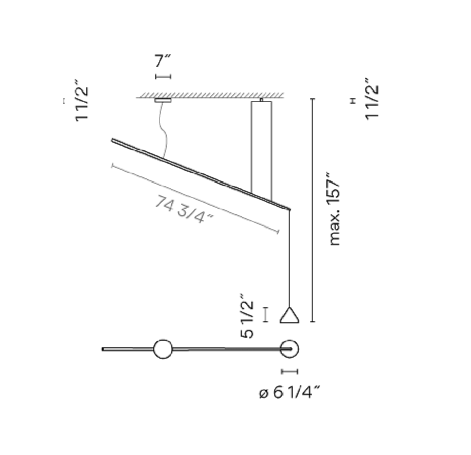 Vibia Подвесной светильник North 5670 / 5672 / 5674 от Vibia