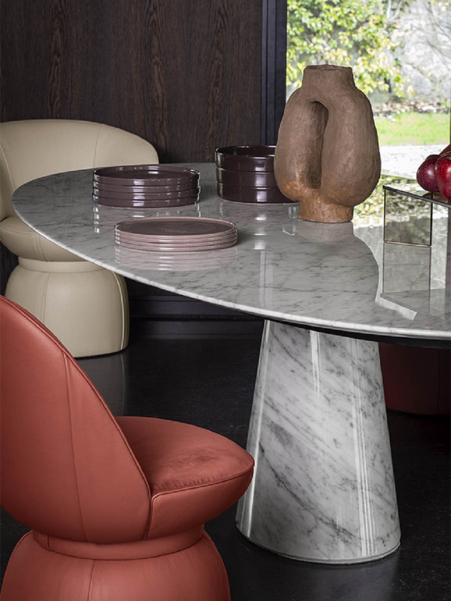 Poltrona Frau Стол Mesa Ellipse от Poltrona Frau — в интерьере