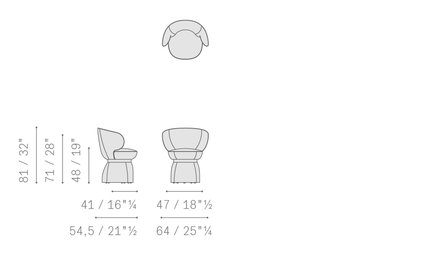 Poltrona Frau Кресло Lepli Small Armchair от Poltrona Frau
