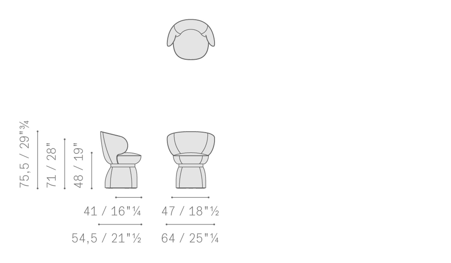 Poltrona Frau Кресло Lepli Small Armchair от Poltrona Frau