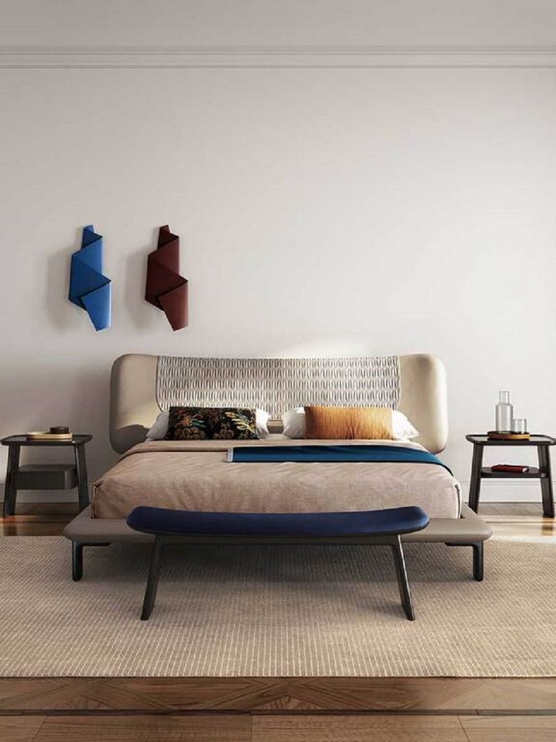 Poltrona Frau Кровать Duo Bed от Poltrona Frau — в интерьере