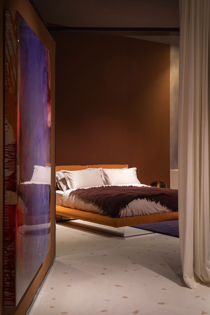 Baxter Кровать Aura Bed от Baxter — в интерьере