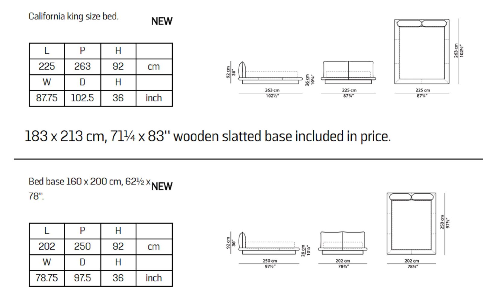 Baxter Кровать Aura Bed от Baxter