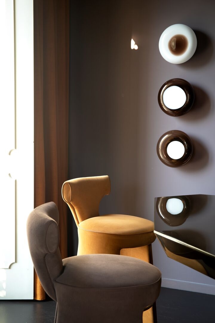 Baxter Барный стул Inga Stool от Baxter — в интерьере