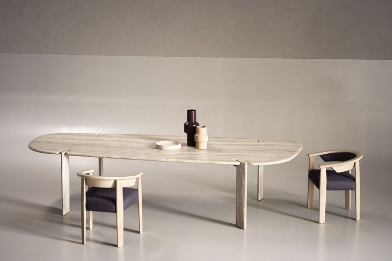 Baxter Стол Isamu Stone Table от Baxter — в интерьере