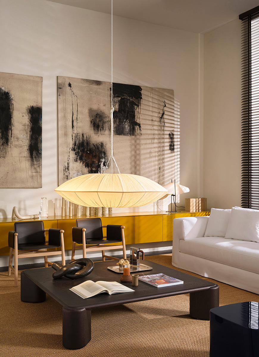 Meridiani Диван Roger от Meridiani — в интерьере