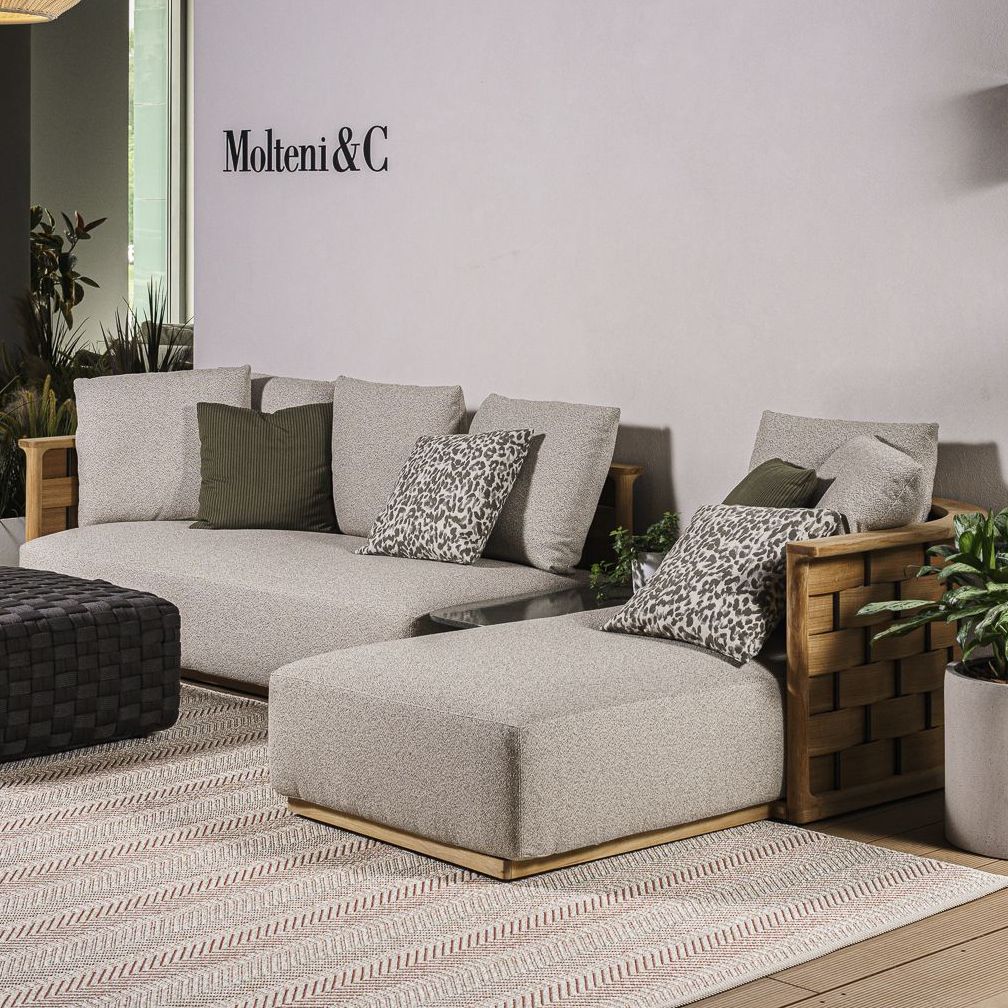 Molteni&C Угловой уличный диван угловой Palinfrasca от Molteni & C — в интерьере