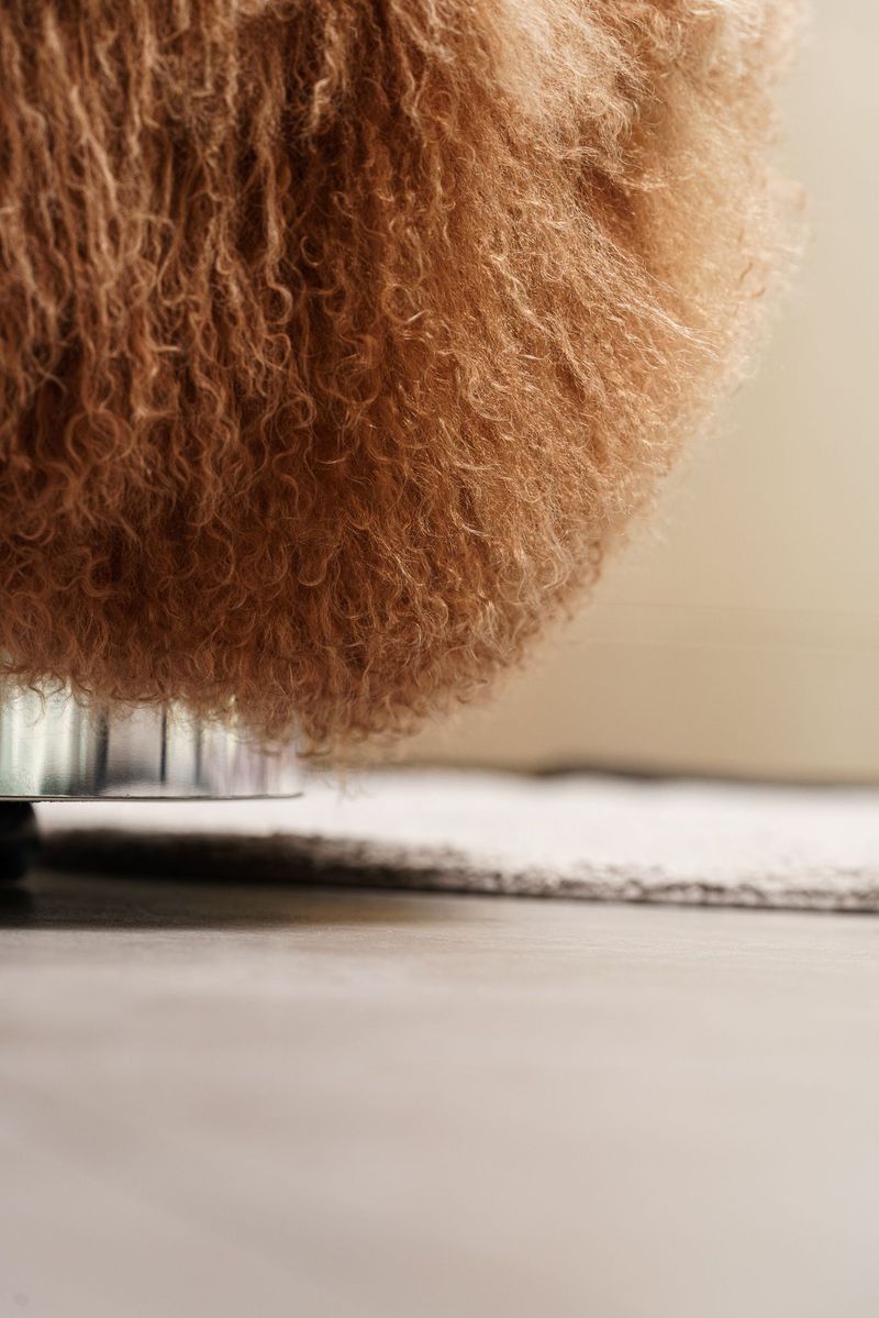 Baxter Пуф Aura Mongolia Light Brown от Baxter