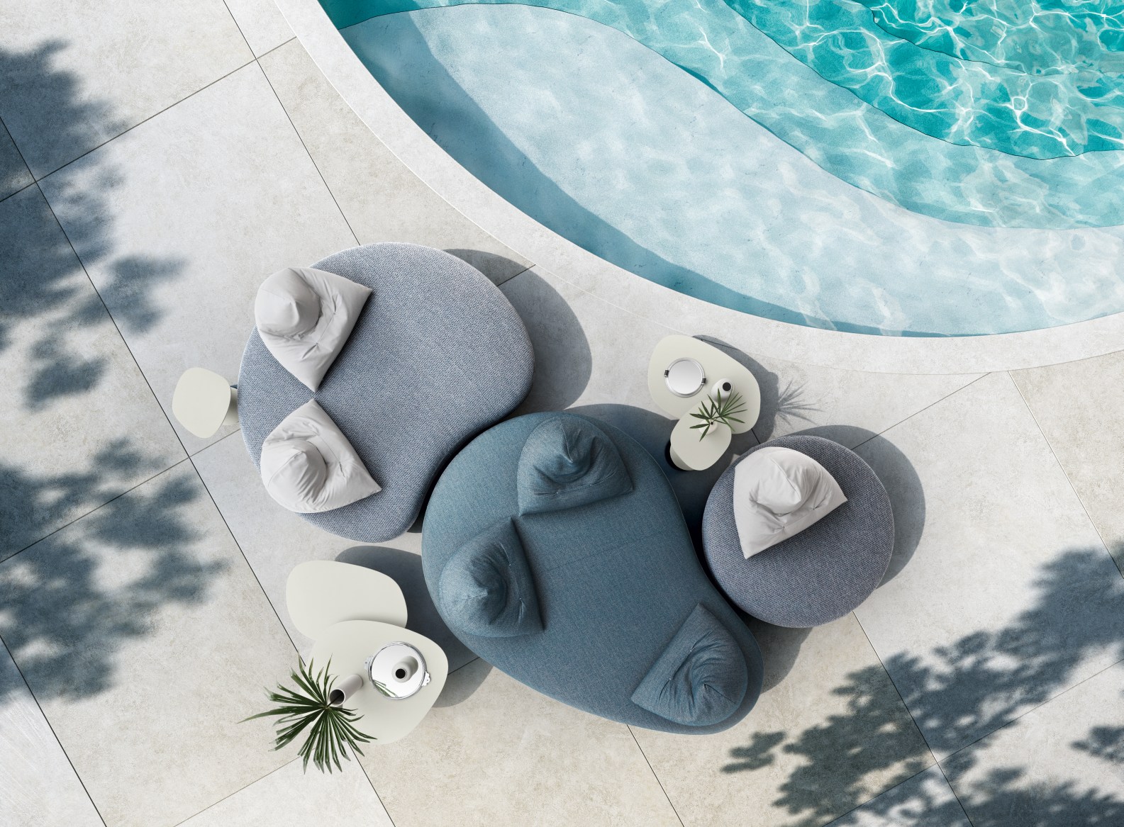Ditre Italia Уличный диван Papilo Outdoor от Ditre Italia — в интерьере