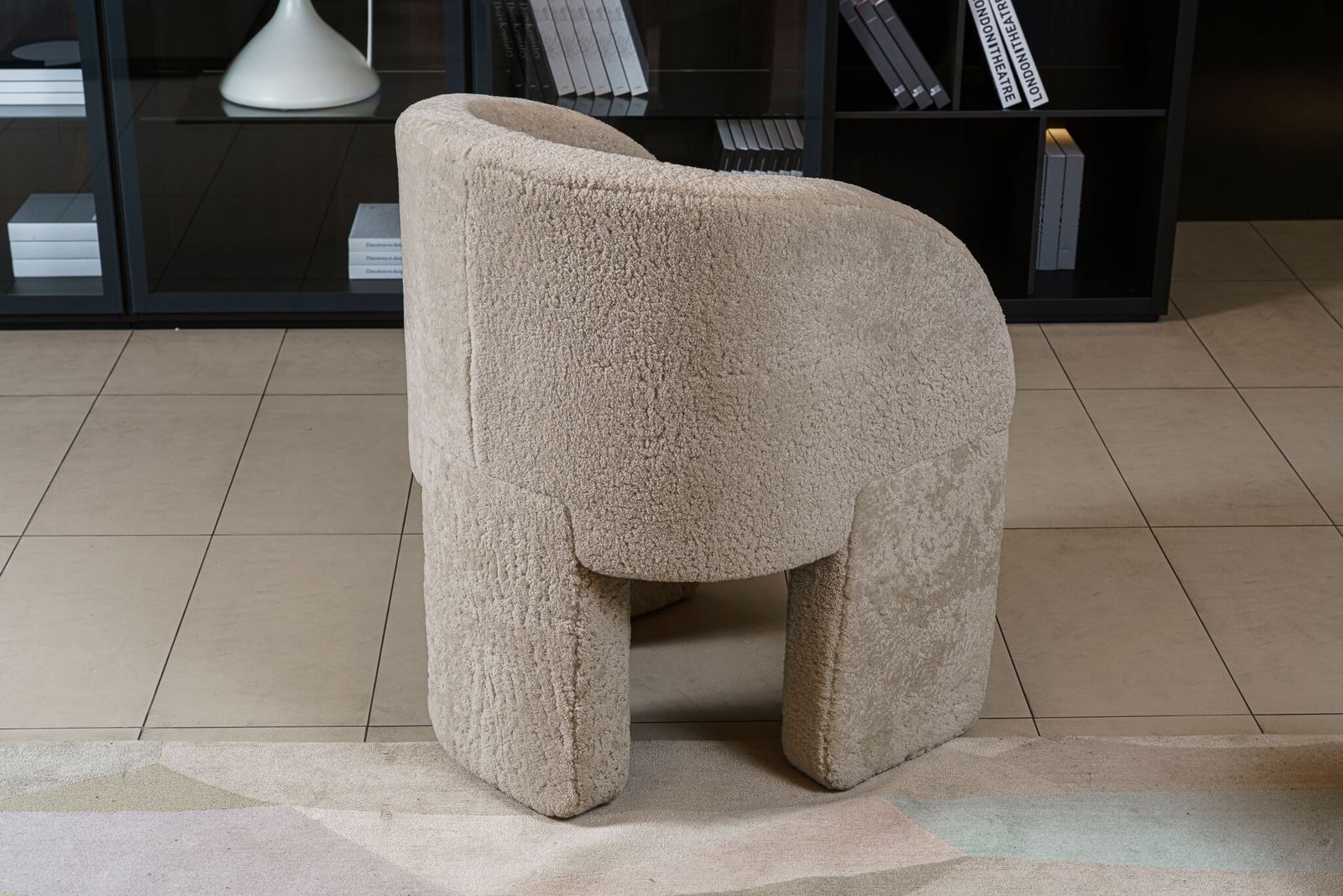 Baxter Кресло Lazy Bones Mouton Cream от Baxter — в интерьере
