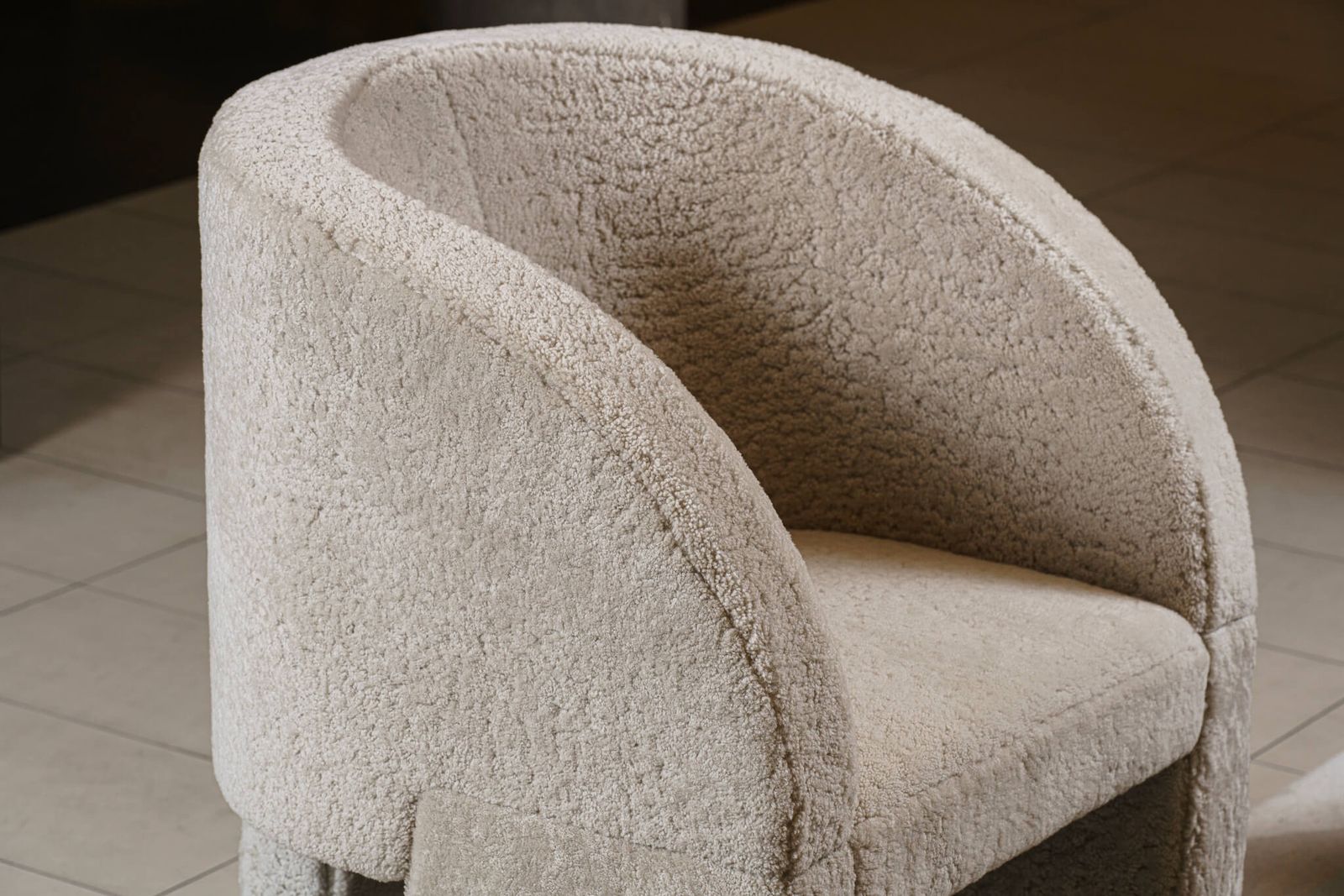 Baxter Кресло Lazy Bones Mouton Cream от Baxter — в интерьере