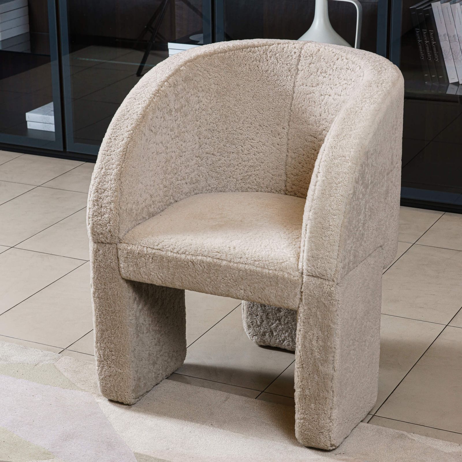 Baxter Кресло Lazy Bones Mouton Cream от Baxter — в интерьере