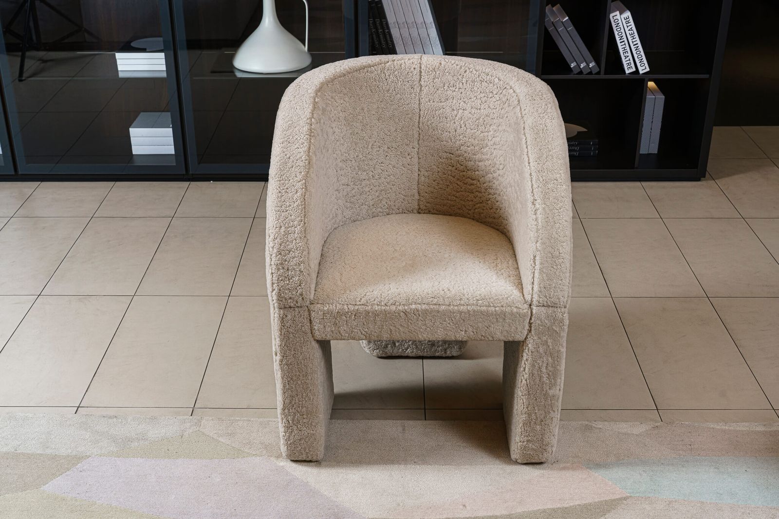 Baxter Кресло Lazy Bones Mouton Cream от Baxter — в интерьере