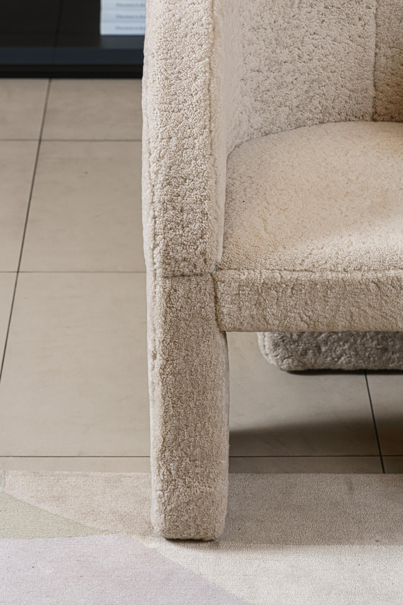 Baxter Кресло Lazy Bones Mouton Cream от Baxter — в интерьере