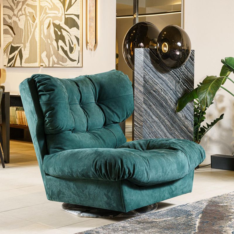 Baxter Кресло Milano Kashmir Jade от Baxter — в интерьере