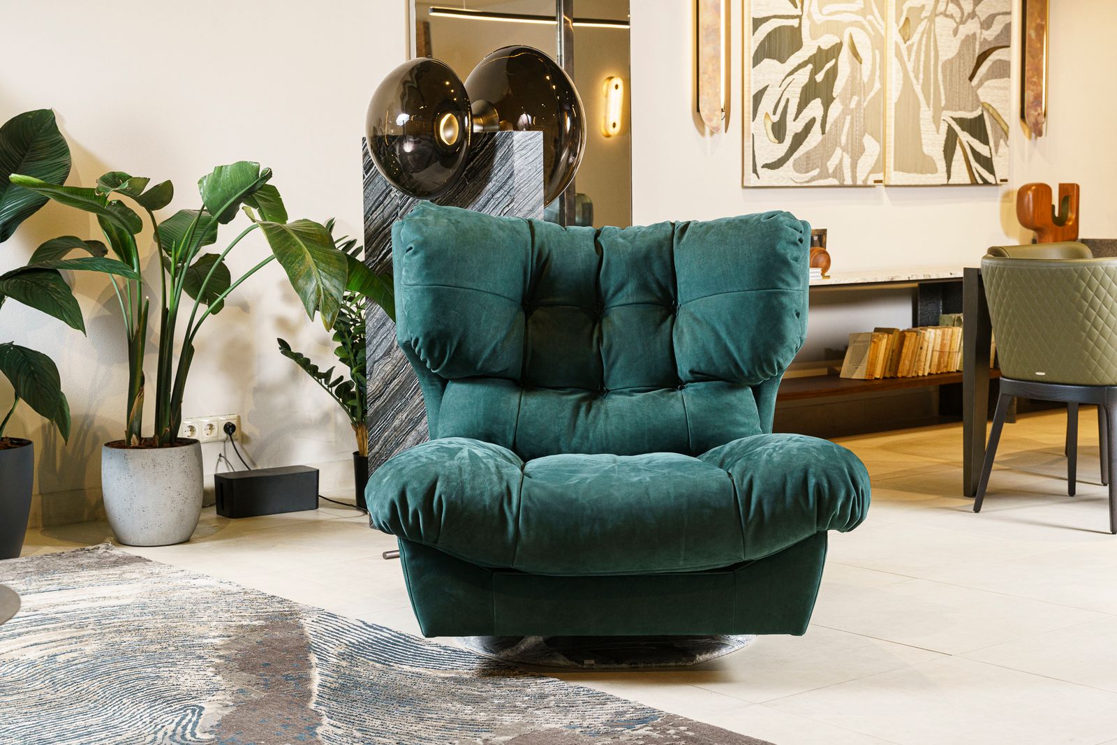 Baxter Кресло Milano Kashmir Jade от Baxter — в интерьере