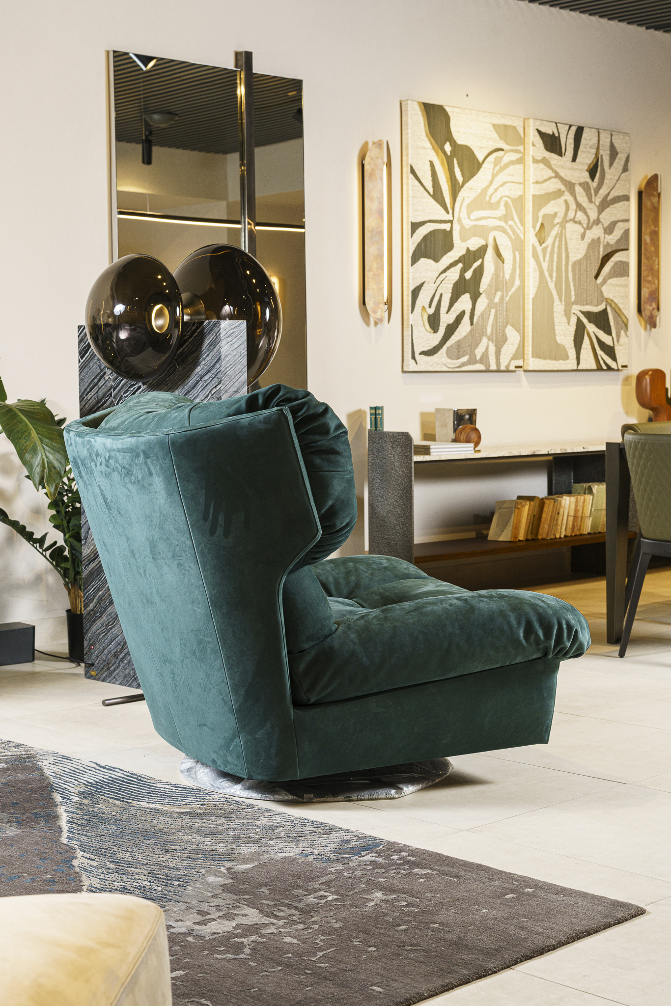 Baxter Кресло Milano Kashmir Jade от Baxter — в интерьере