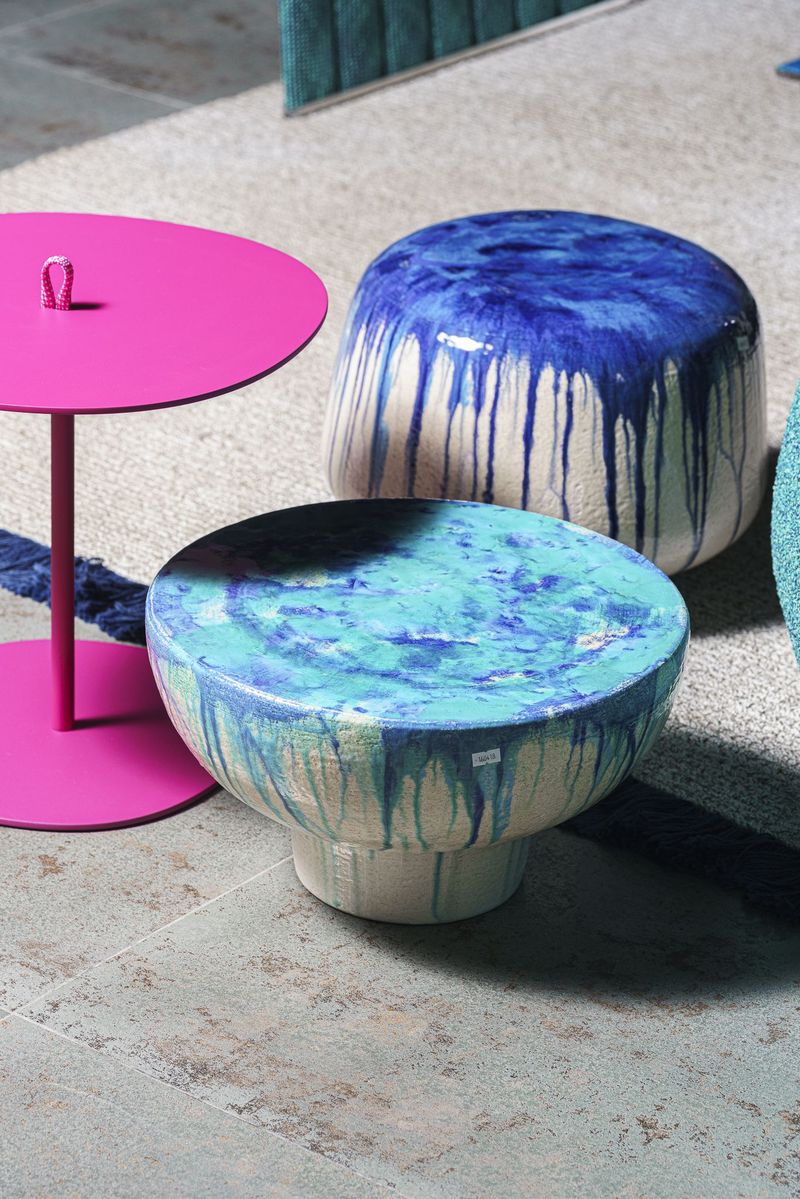 Paola Lenti Уличный журнальный столик Calatini 41 от Paola Lenti