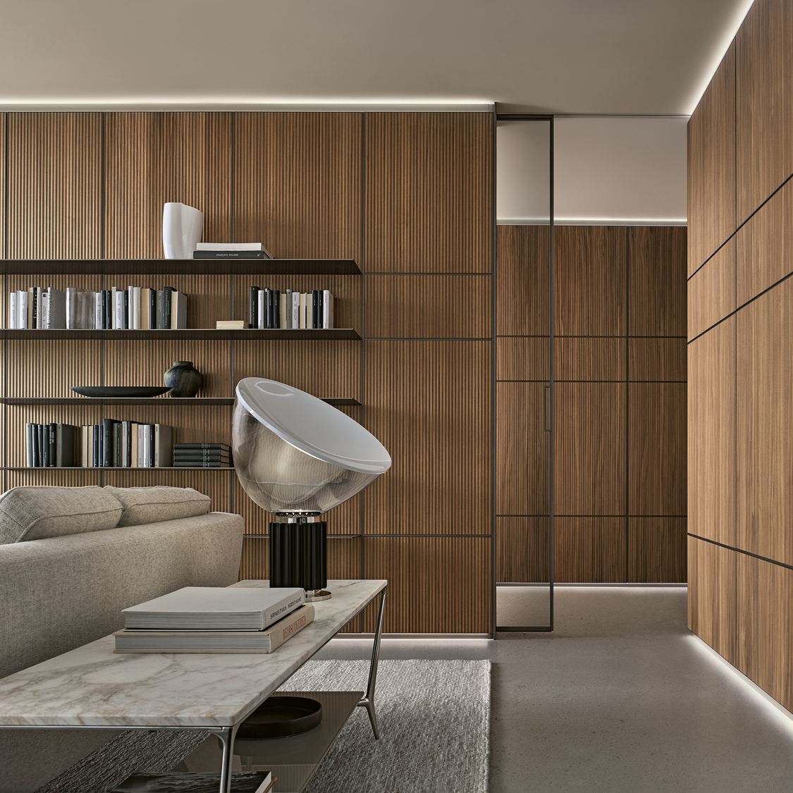 Rimadesio Перегородка Modulor Velaria от Rimadesio — в интерьере