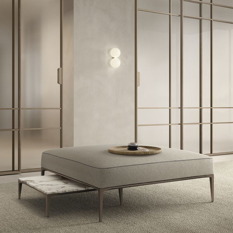 Rimadesio Банкетка Tray Pouf от Rimadesio — в интерьере