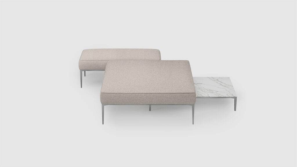 Rimadesio Банкетка Tray Pouf от Rimadesio — в интерьере