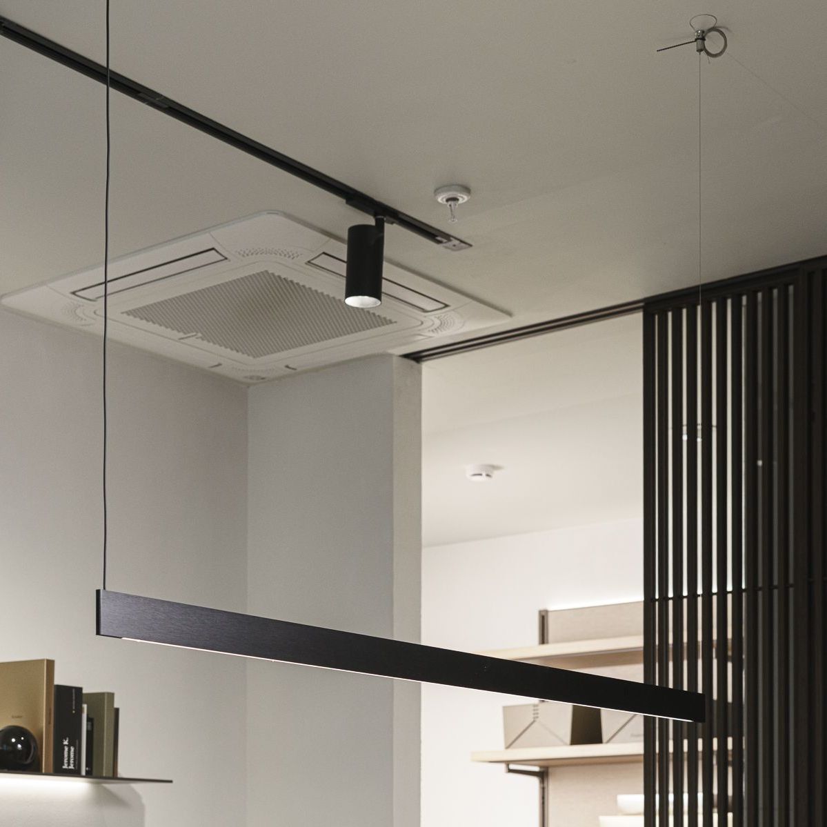 Davide Groppi Подвесной светильник Sottile Brushed black от Davide Groppi — в интерьере