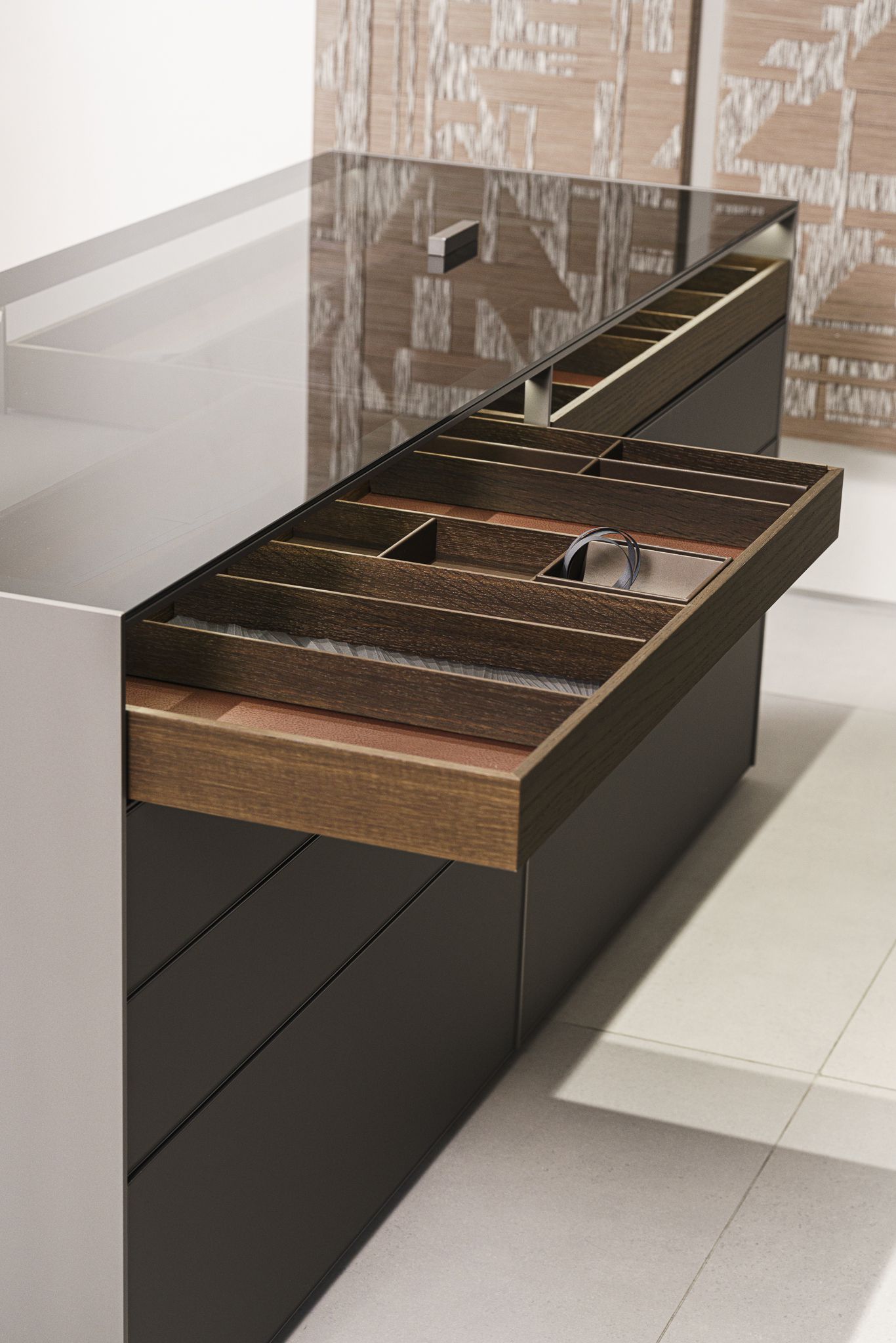 Rimadesio Остров в гардеробную Altair/ Altair Slim 194 от Rimadesio — в интерьере