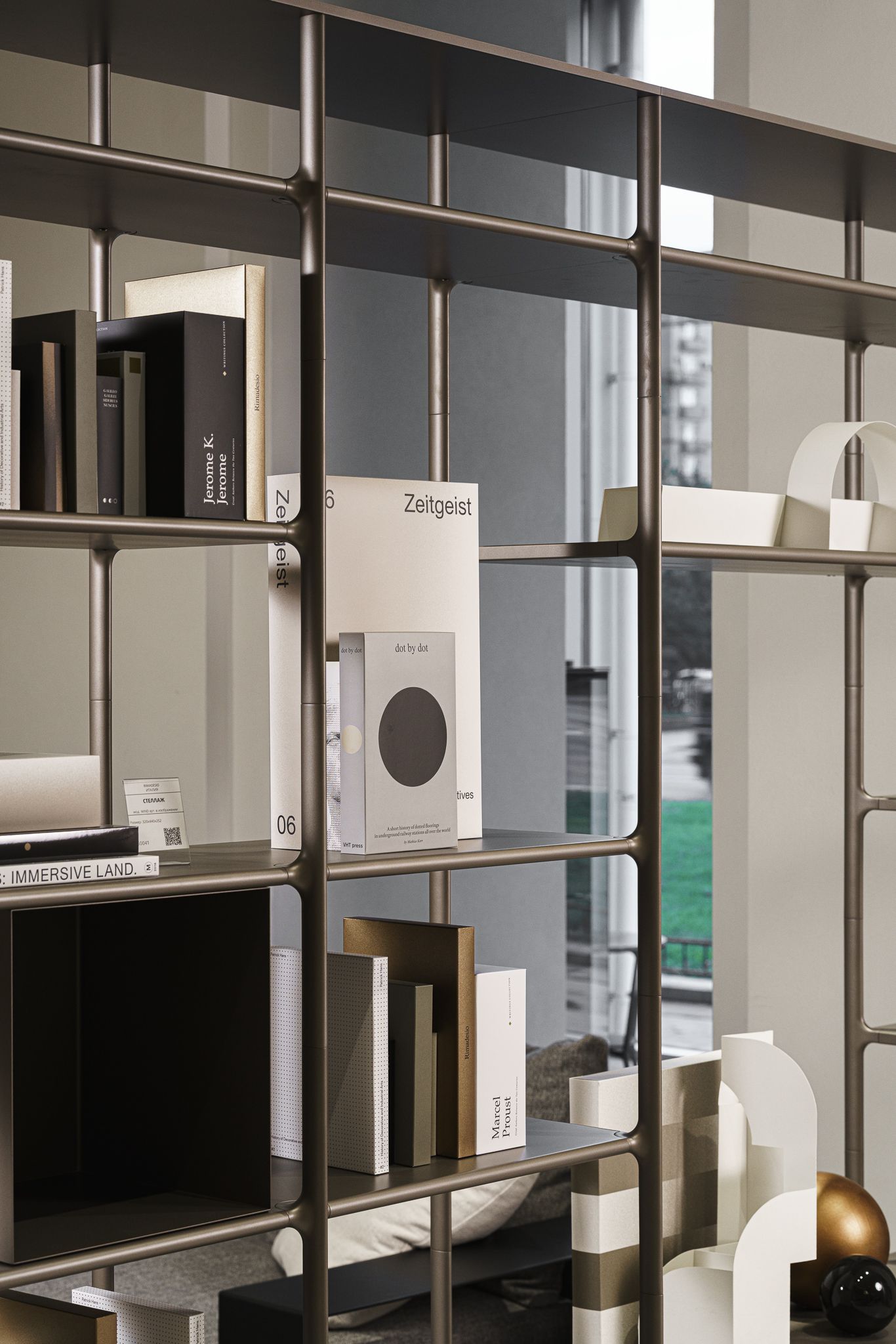 Rimadesio Стеллаж Wind 320 от Rimadesio — в интерьере